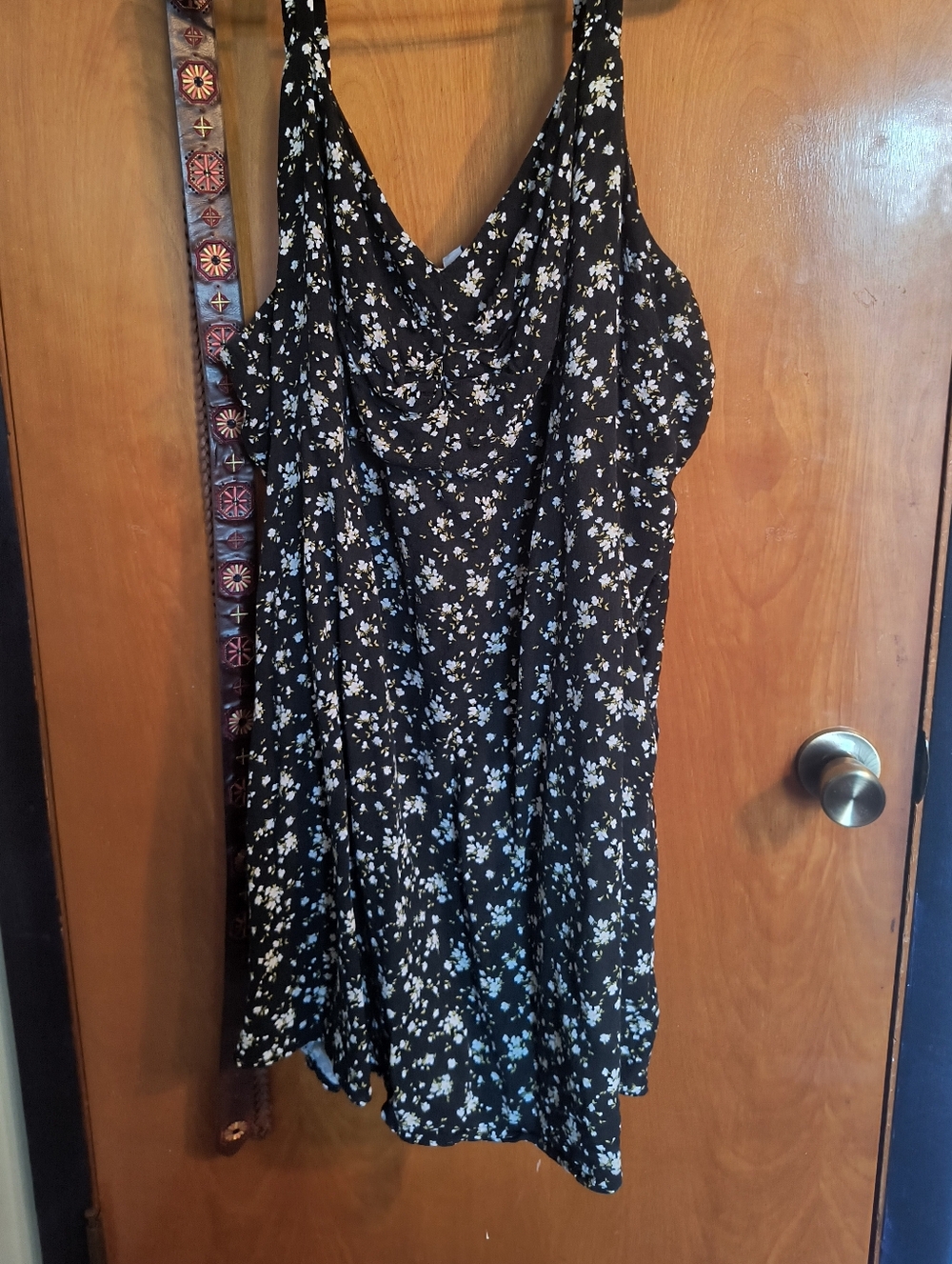 Black Floral Sundress